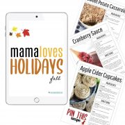 MAMA LOVES FALL HOLIDAYS PROMO