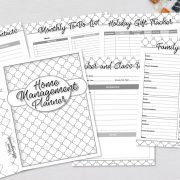 Home Management Printable Planner