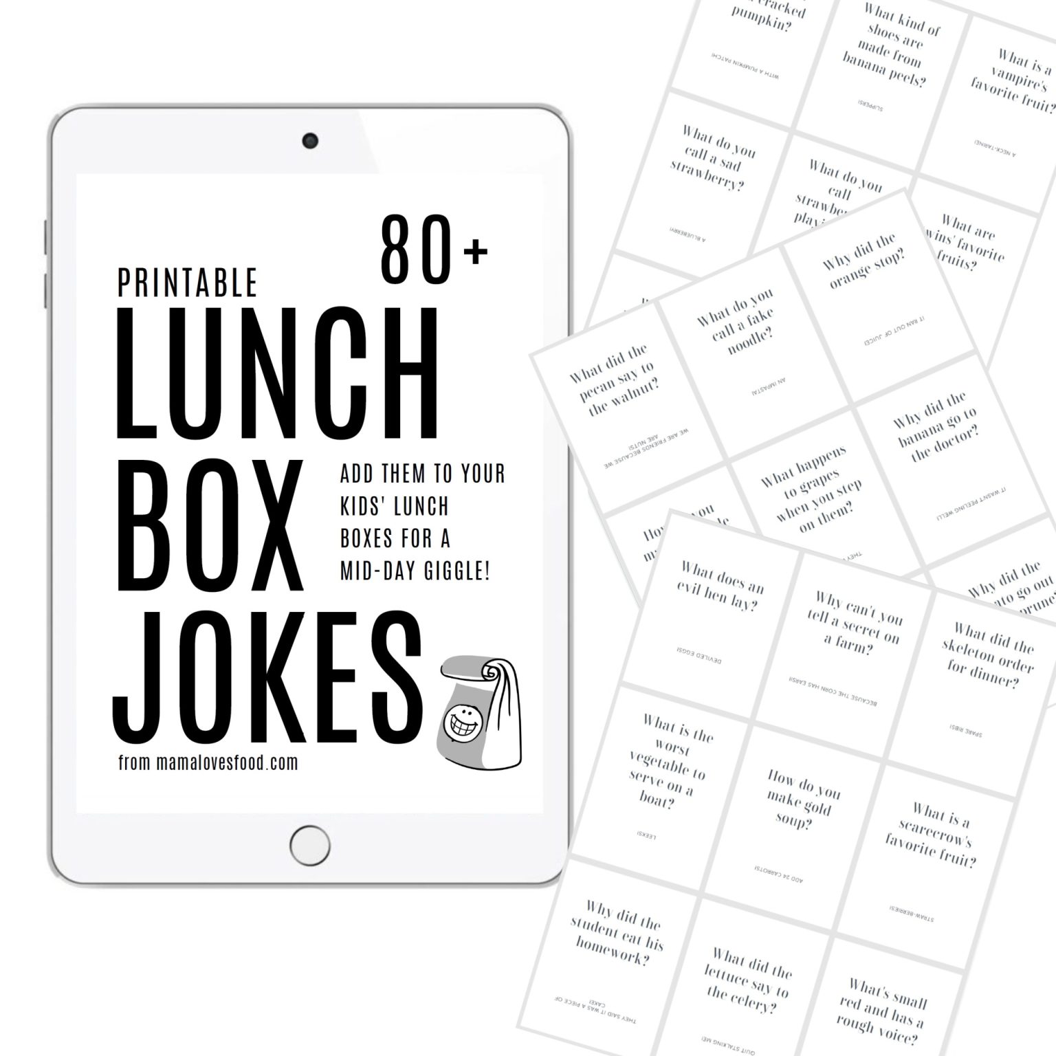 Silly Jokes Printable Lunch Box Notes Mama Loves Food Dinner Hero silly-jokes-printable-lunch-box-notes-mama-loves-food-dinner-hero